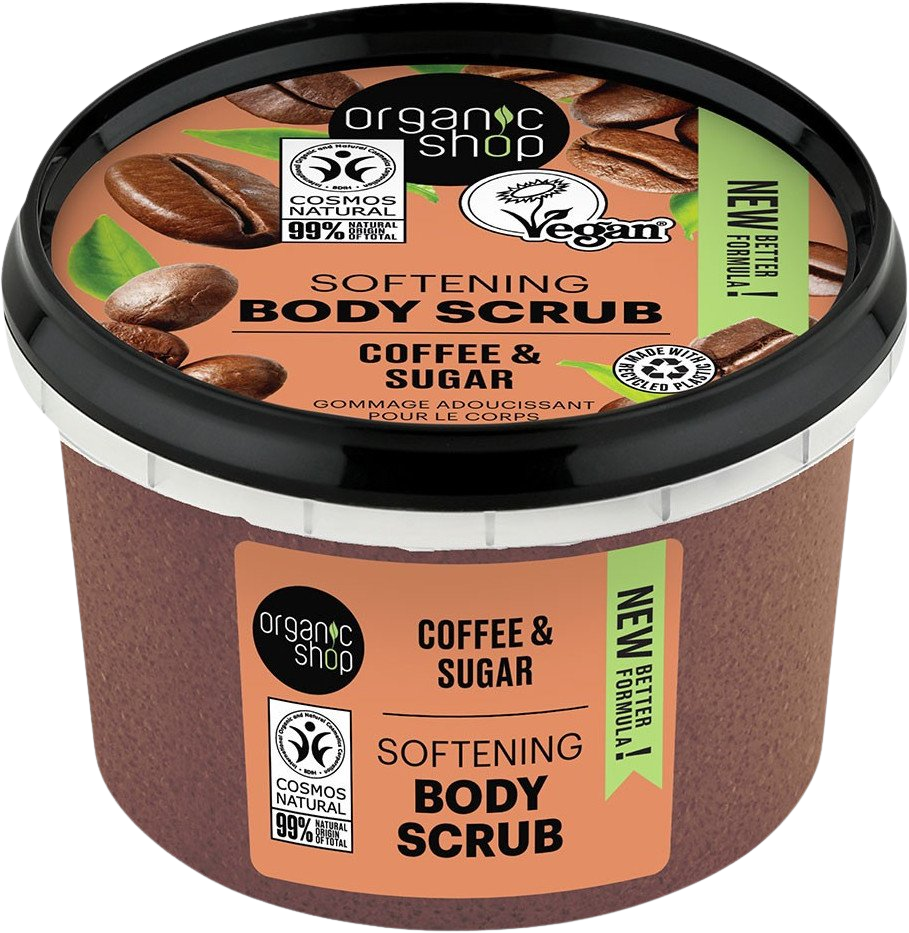 ORGANIC SHOP tělový peeling Brazilská káva 250 ml