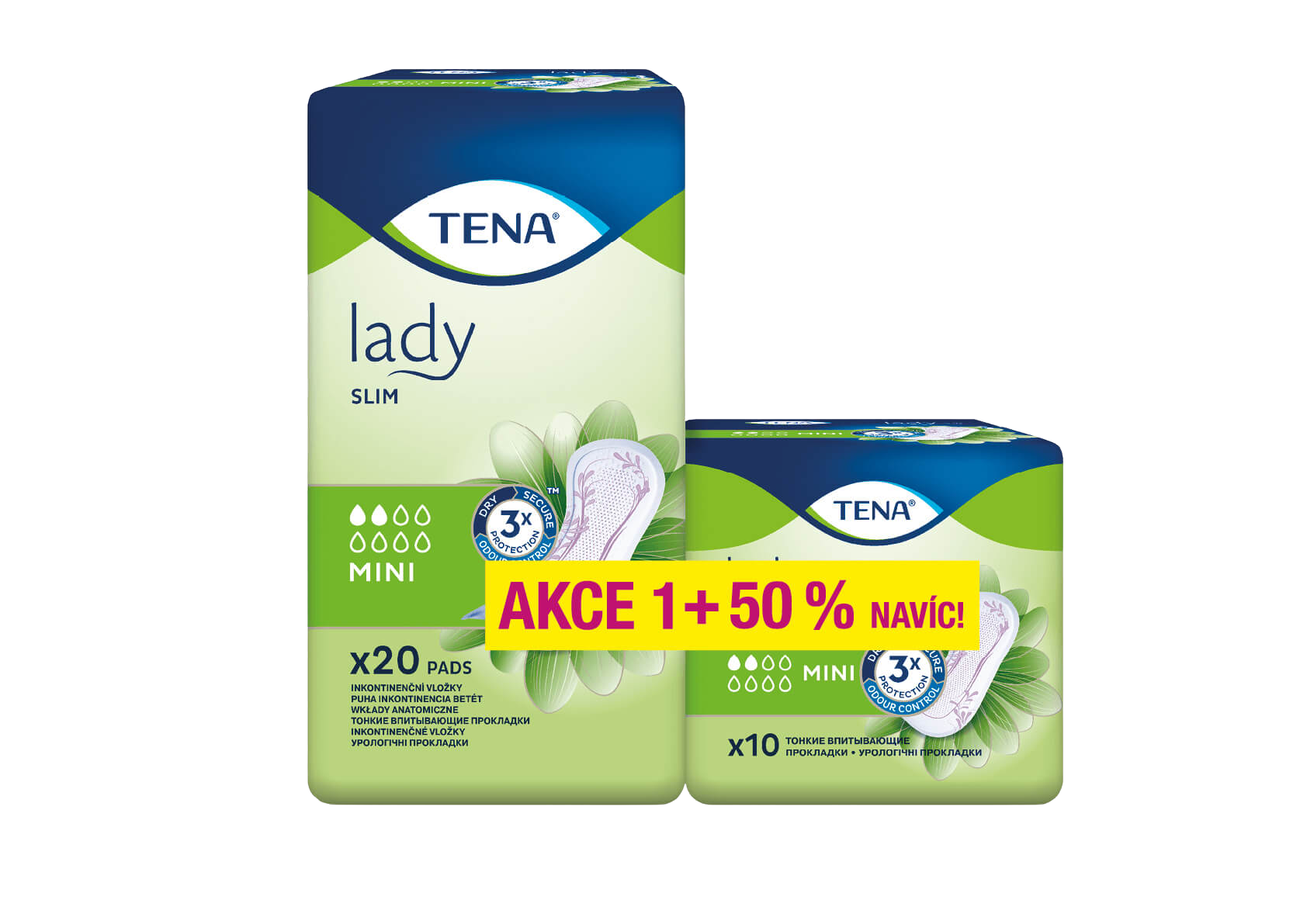 Tena Lady Slim Mini Inkontinenční vložky 30 ks