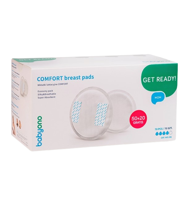 BabyOno Prsní vložky 70 ks