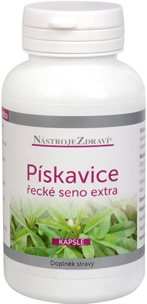 Nástroje Zdraví Pískavice řecké seno EXTRA 60 kapslí