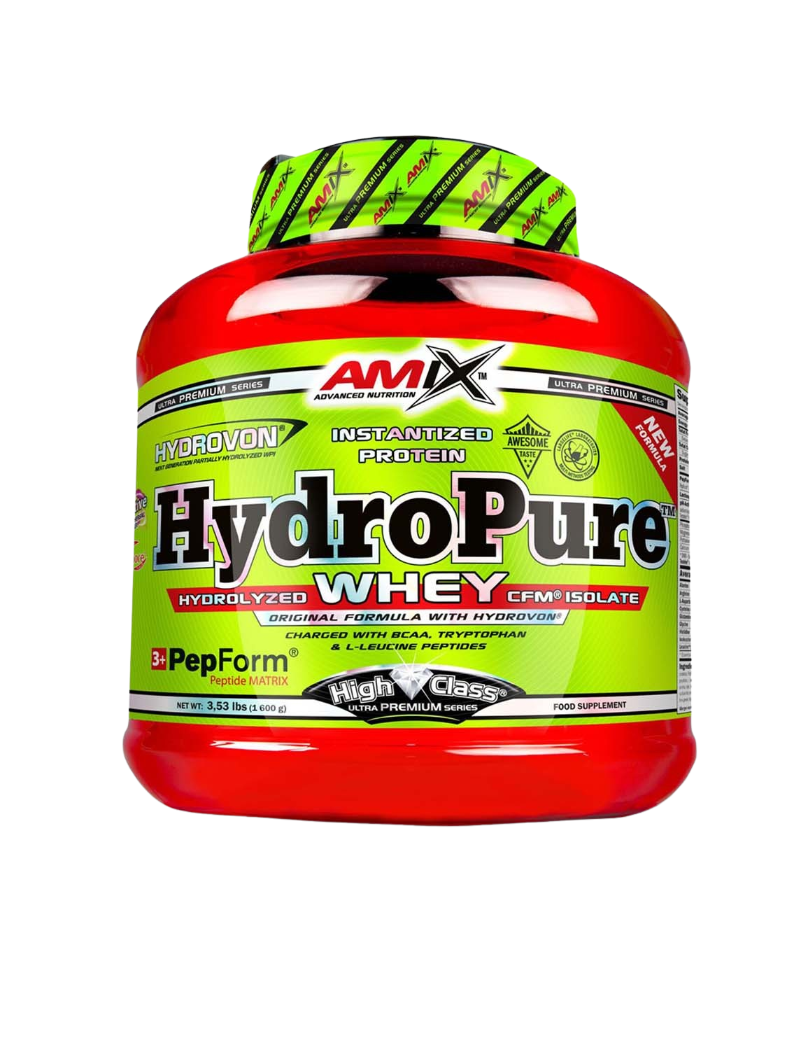 AMIX HydroPure Whey Protein French strawberry yogurt 1600 g