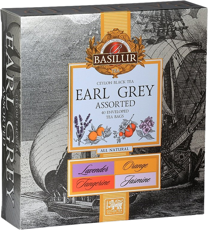 Basilur Earl Grey Assorted přebal 40 x 2 g