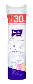 Bella Kosmetické tampóny Cotton 80 ks + 30%
