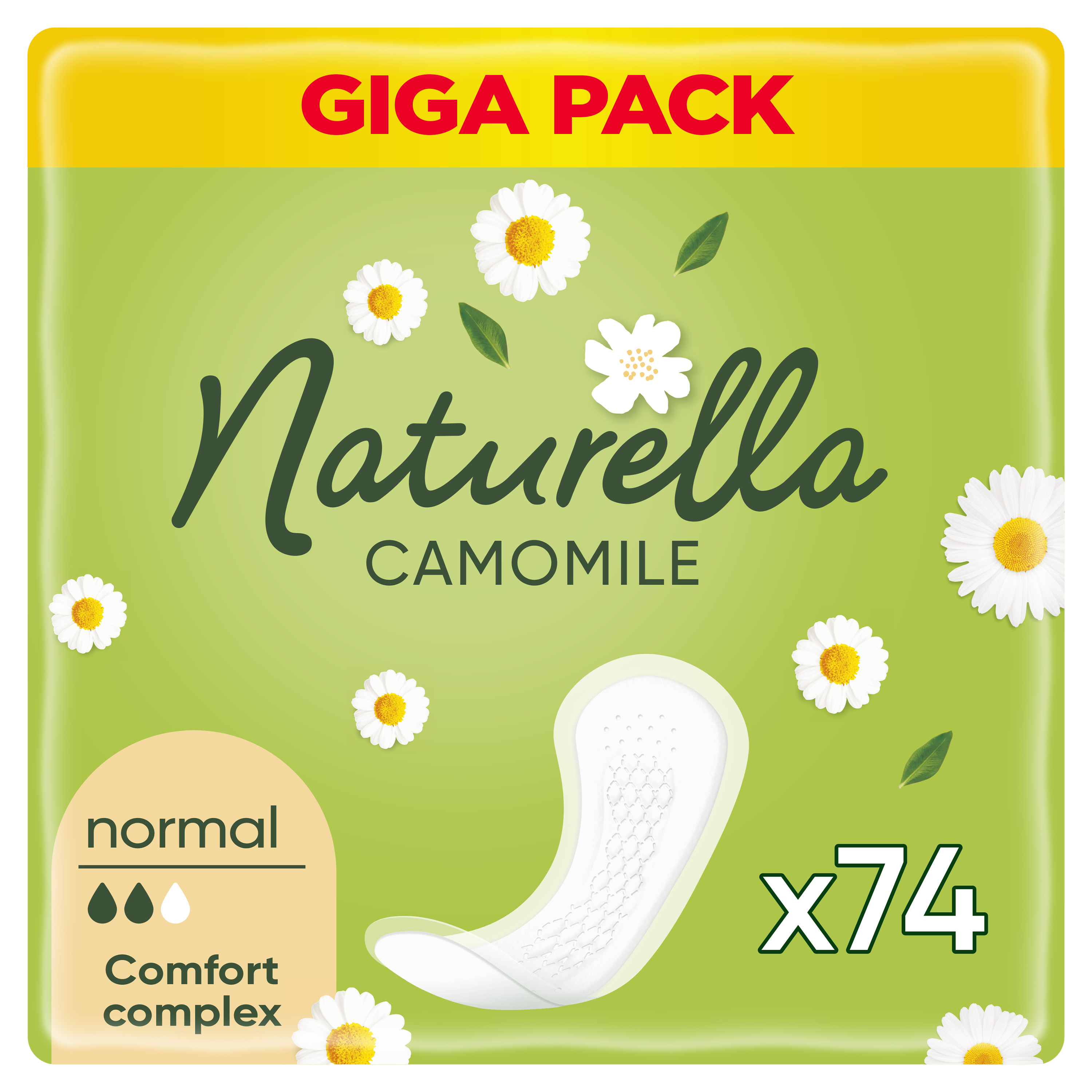 NATURELLA Intimky Normal Camomile 74 ks