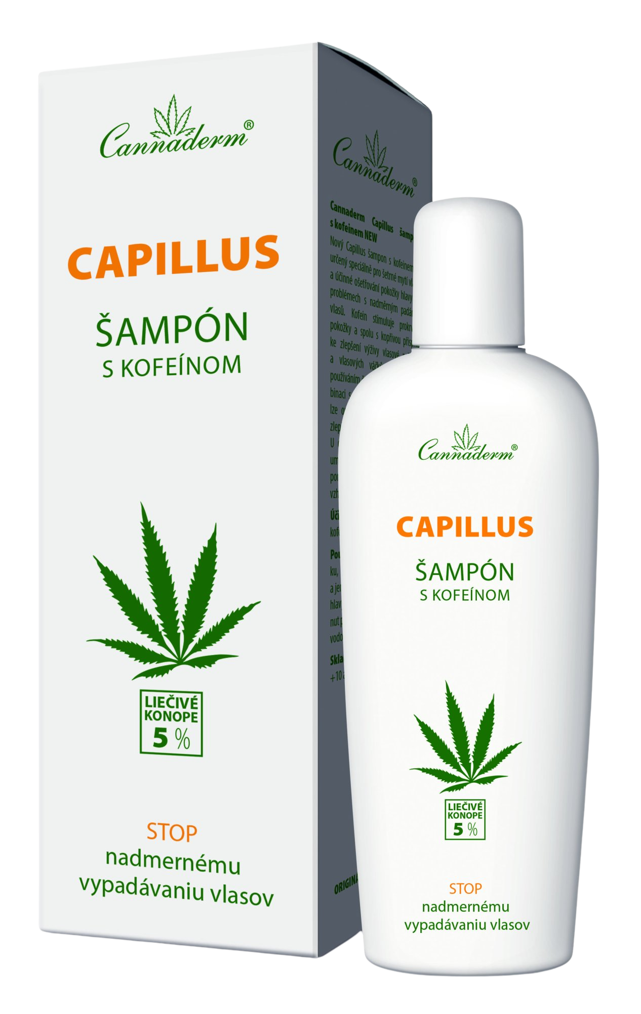 CANNADERM Capillus šampón s kofeínom 150 ml