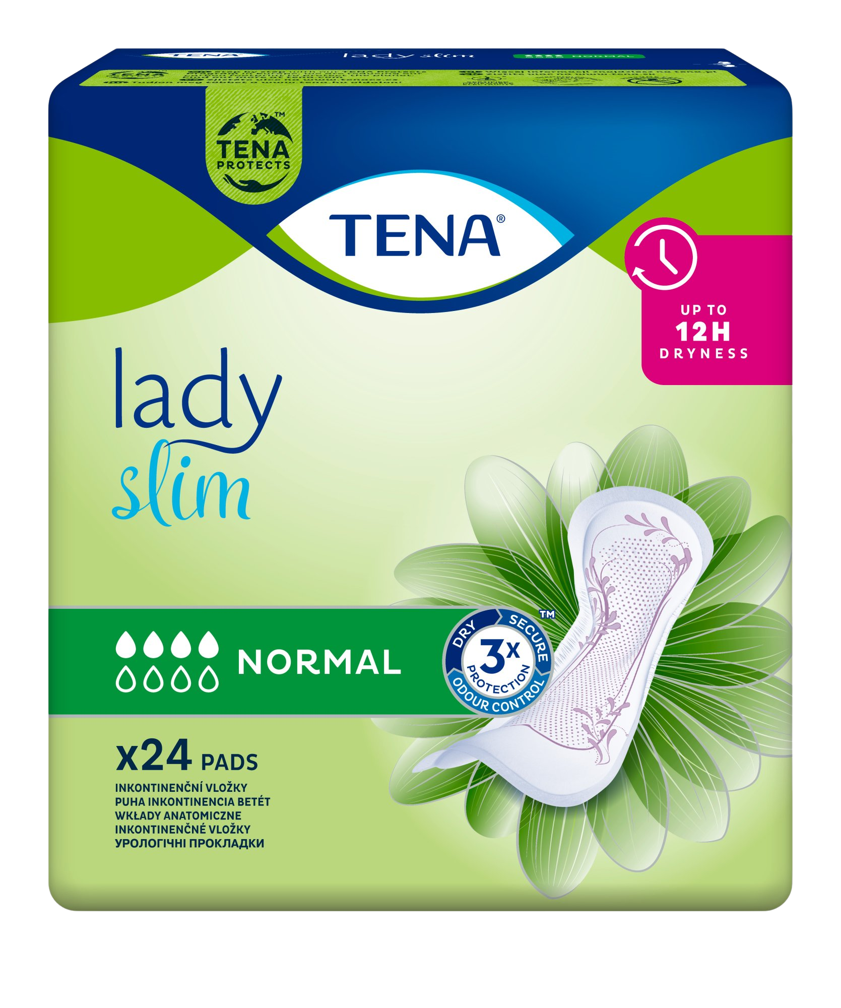 TENA Lady Slim Normal Inkontinenční vložky 24 ks