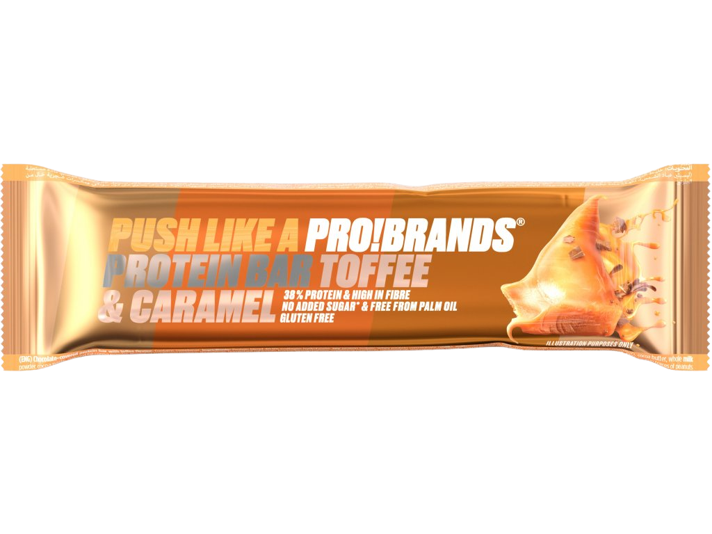 PROTEINPRO Protein bar s příchutí toffee caramel 45 g