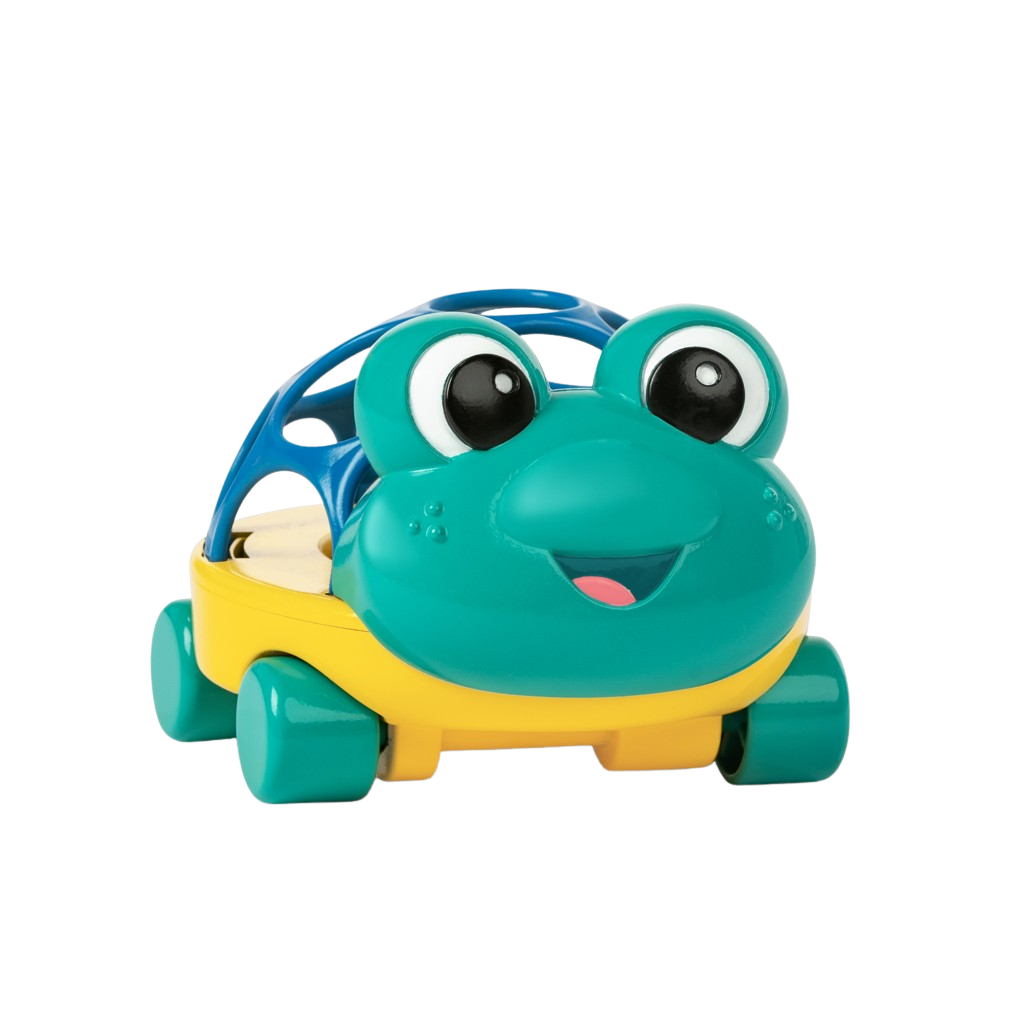 OBALL Autíčko a chrastítko 2v1 Curious Car želva Neptune™ 3m+