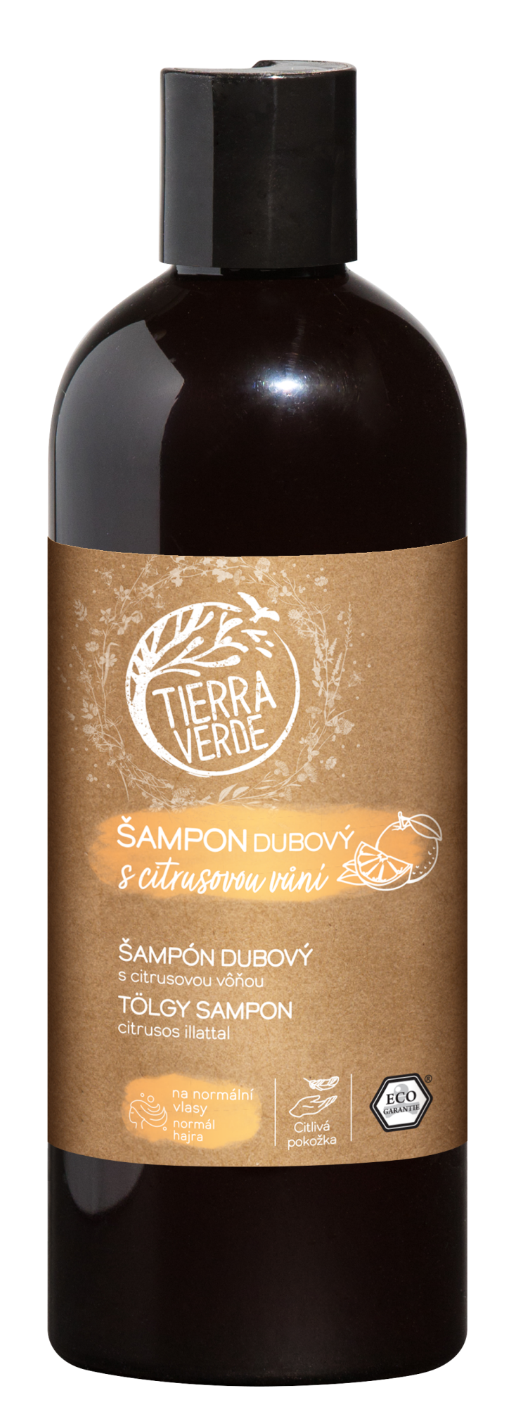 TIERRA VERDE Šampon dubový s citrusovou vůní 500 ml