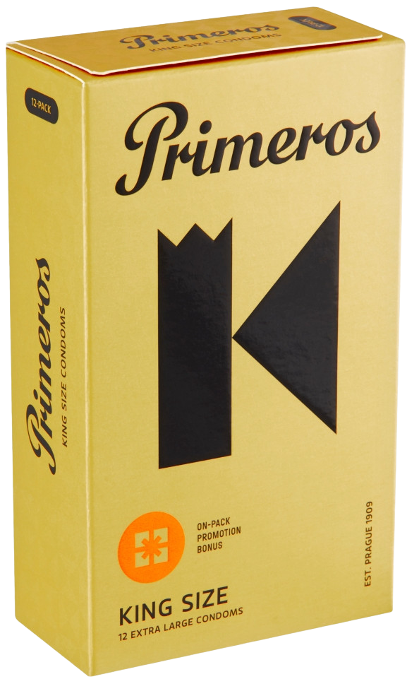 PRIMEROS King Size extra velké kondomy 12 ks