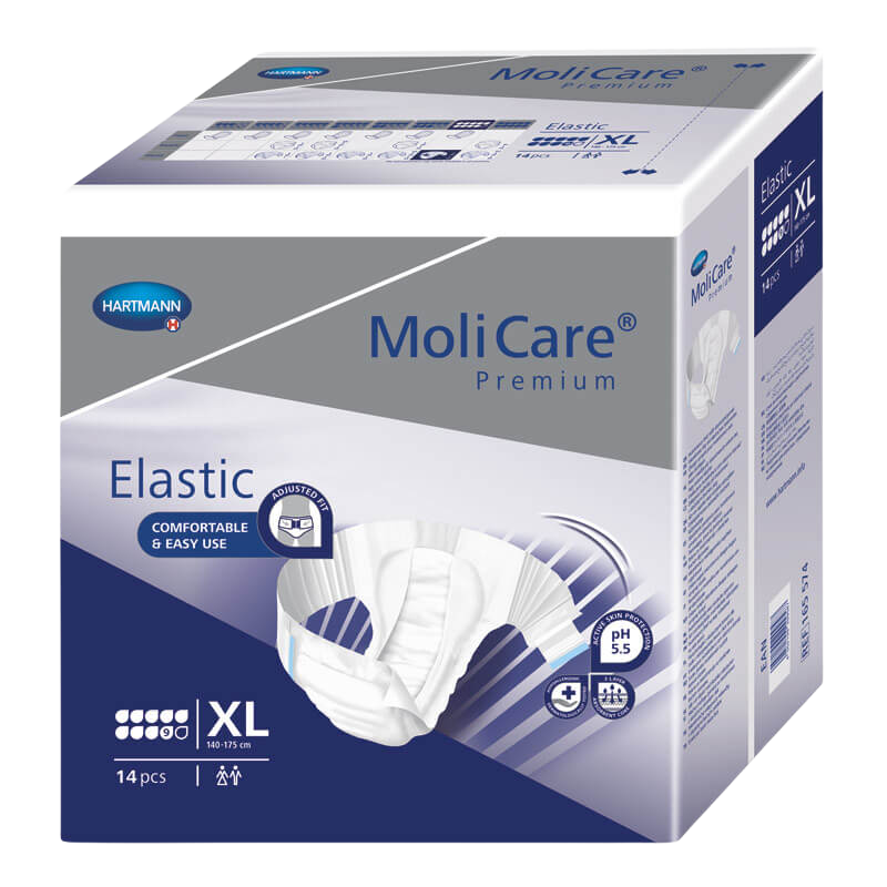Hartmann Molicare Elastic 9 kapek XL 14 ks