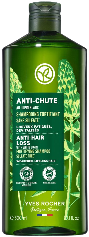 Yves Rocher Šampon na podporu růstu vlasů s lupinou bílou 300 ml