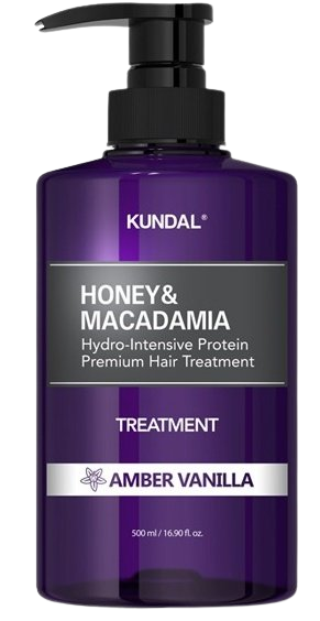 KUNDAL Honey&Macadamia Treatment - hydrointenzivní proteinová kúra na vlasy s vanilkou 500 ml