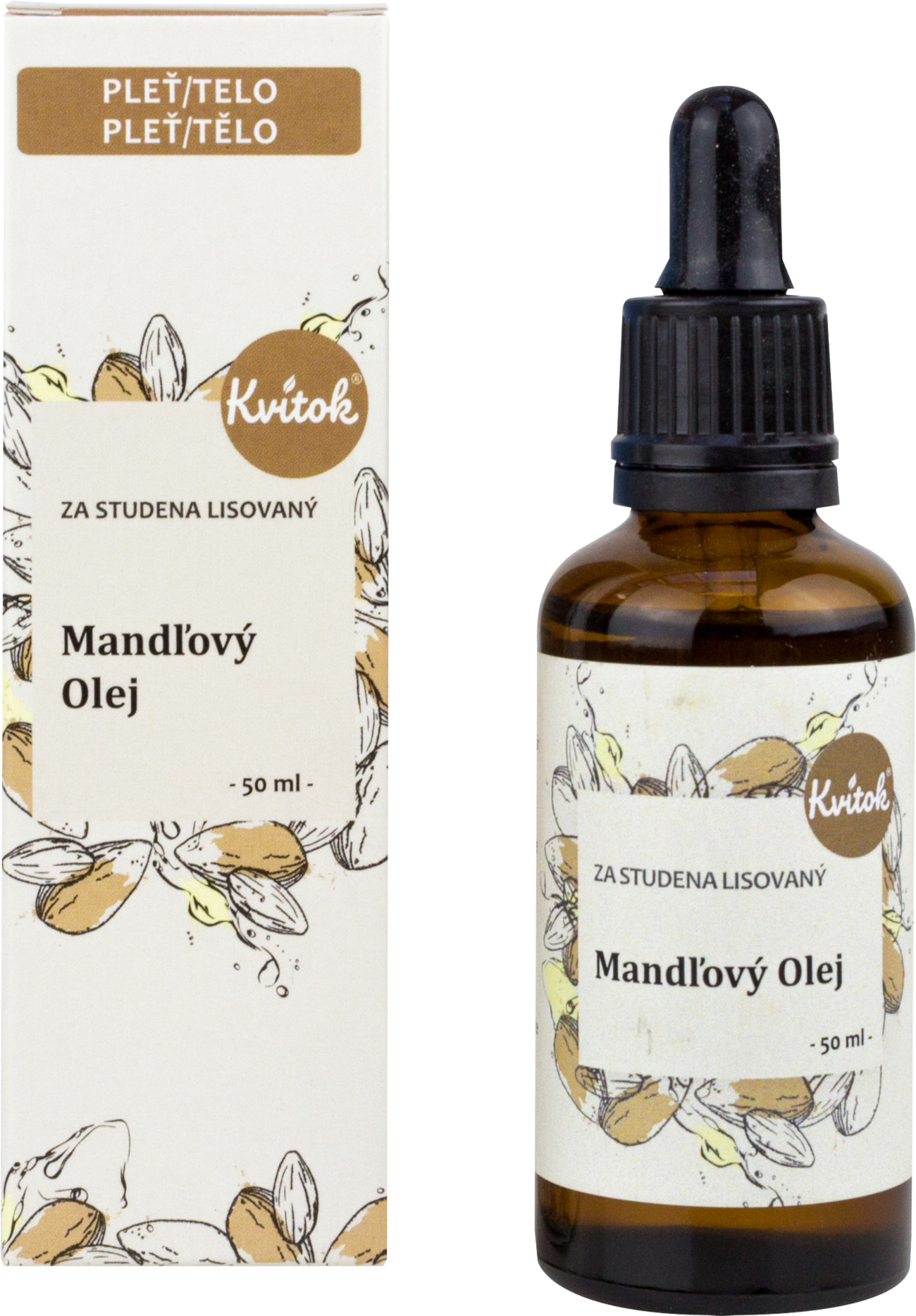 Kvitok Mandlový olej 50 ml