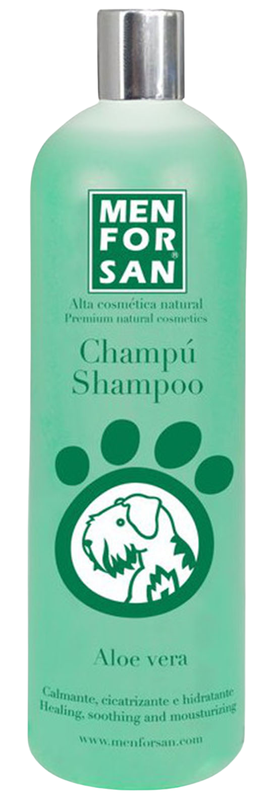 MENFORSAN Zklidňující hojivý přírodní šampon pro psy s Aloe Vera 300 ml
