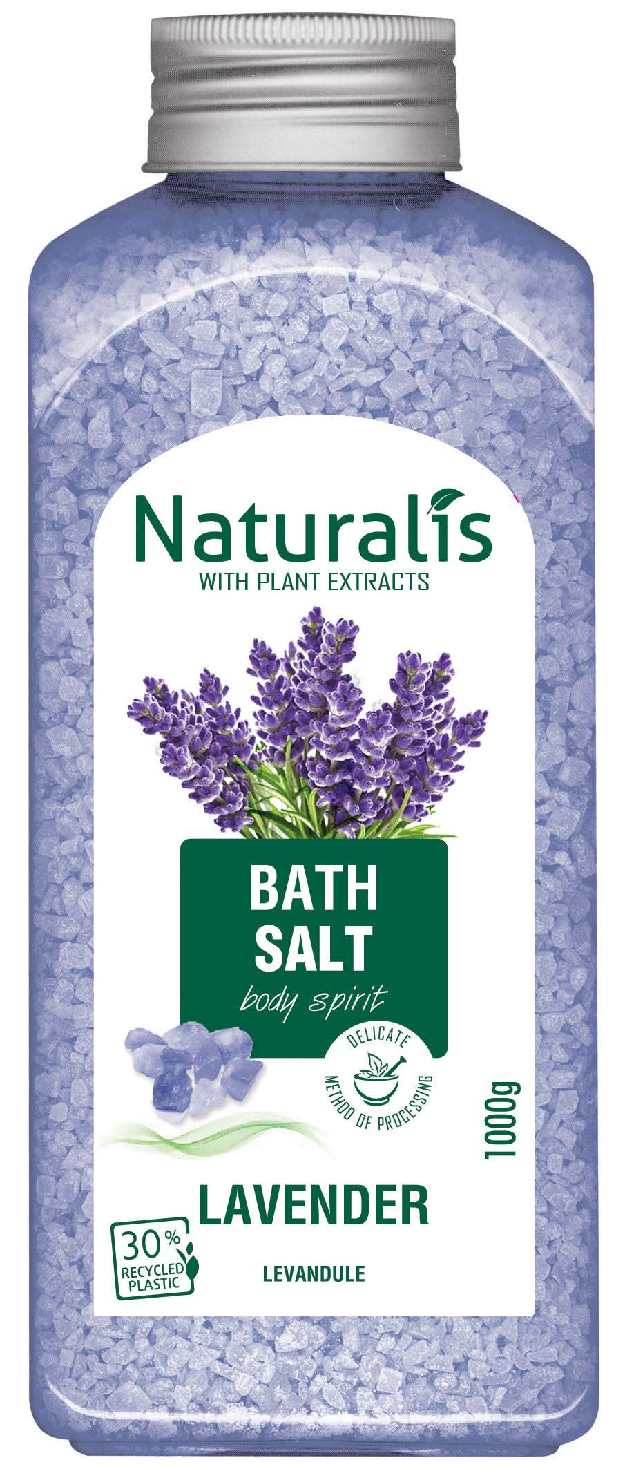 NATURALIS koupelová sůl s vůní levandule 1000 g