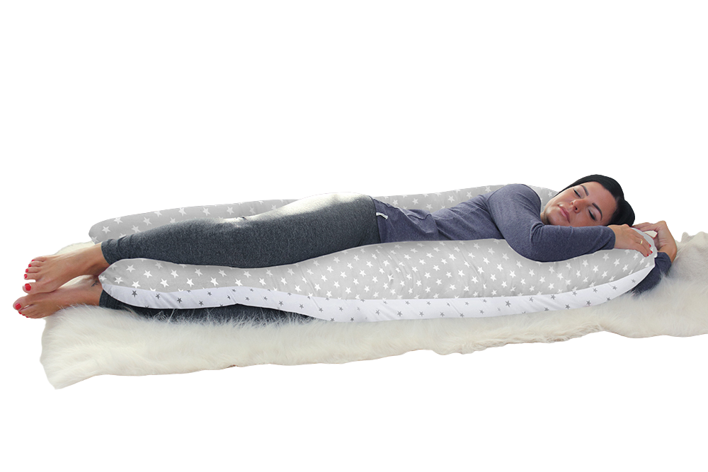 Scamp Těhotenský polštář tvar U 80x150 cm Mouse