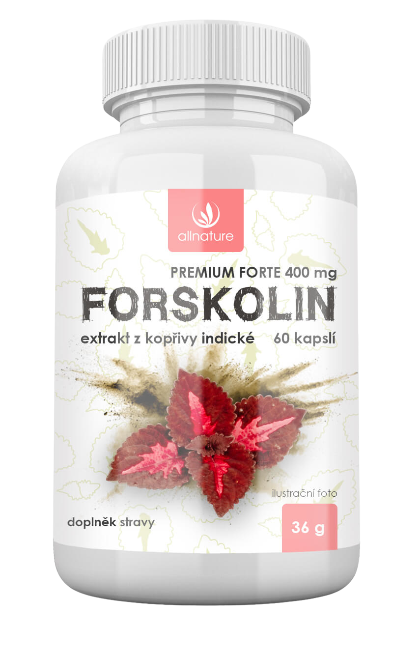 ALLNATURE Forskolin Premium forte 400 mg 60 kapslí