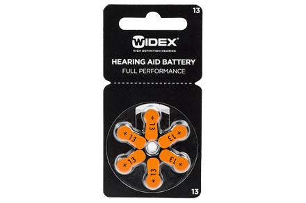 WIDEX Baterie do naslouchadel 13, 6 ks