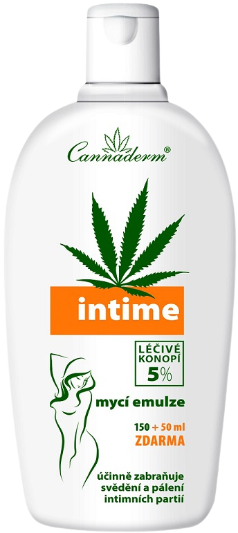 CANNADERM Intime NEW mycí emulze 200 ml