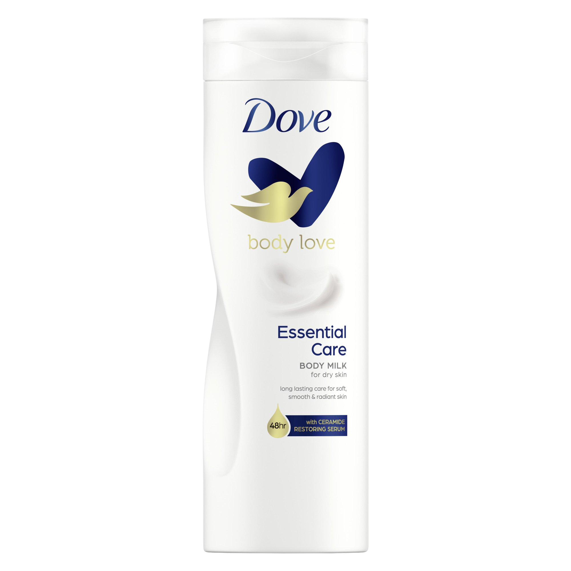 Dove Essential care tělové mléko pro suchou pokožku 400 ml