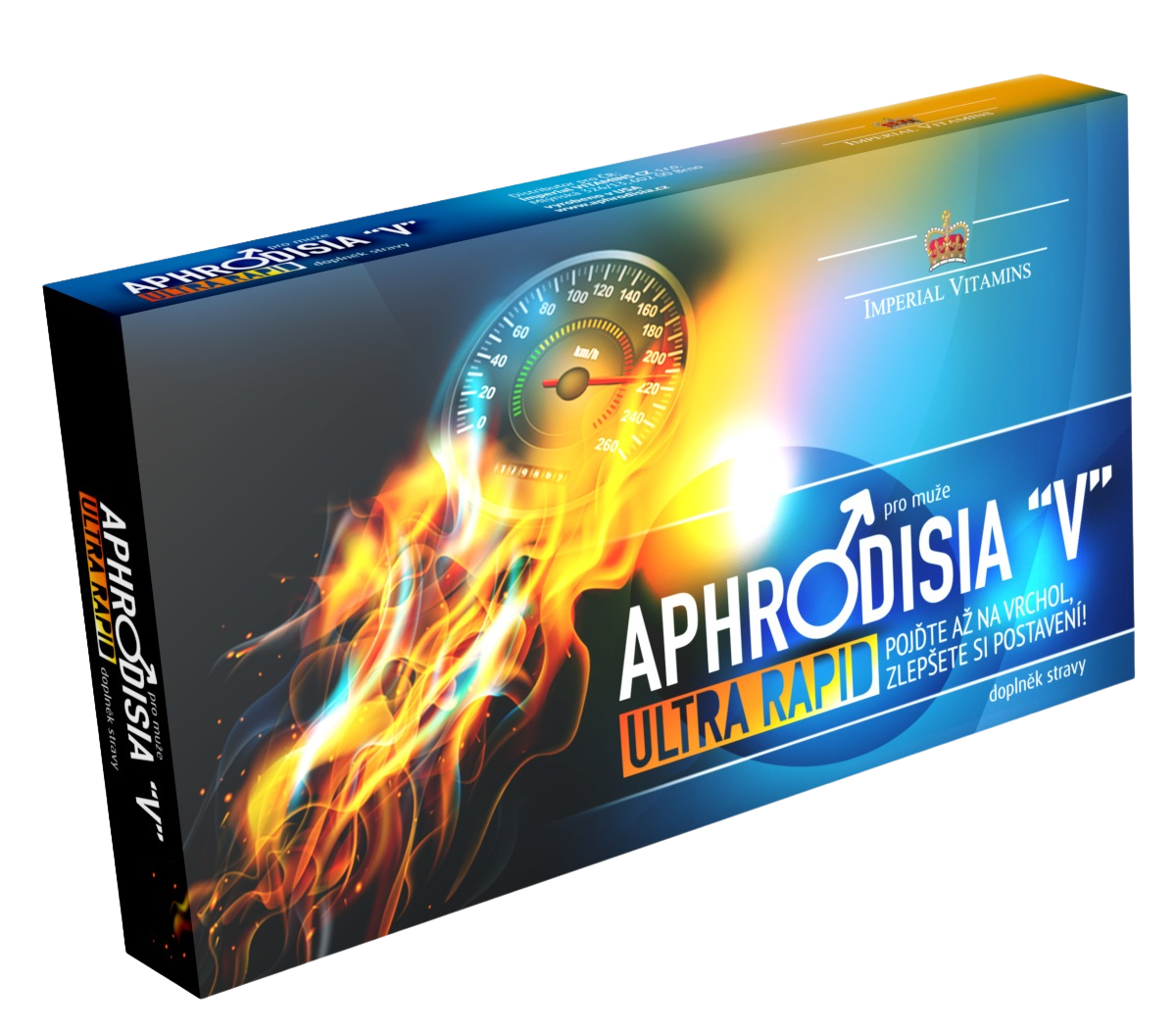 APHRODISIA V ultra rapid pro muže 10 kapslí