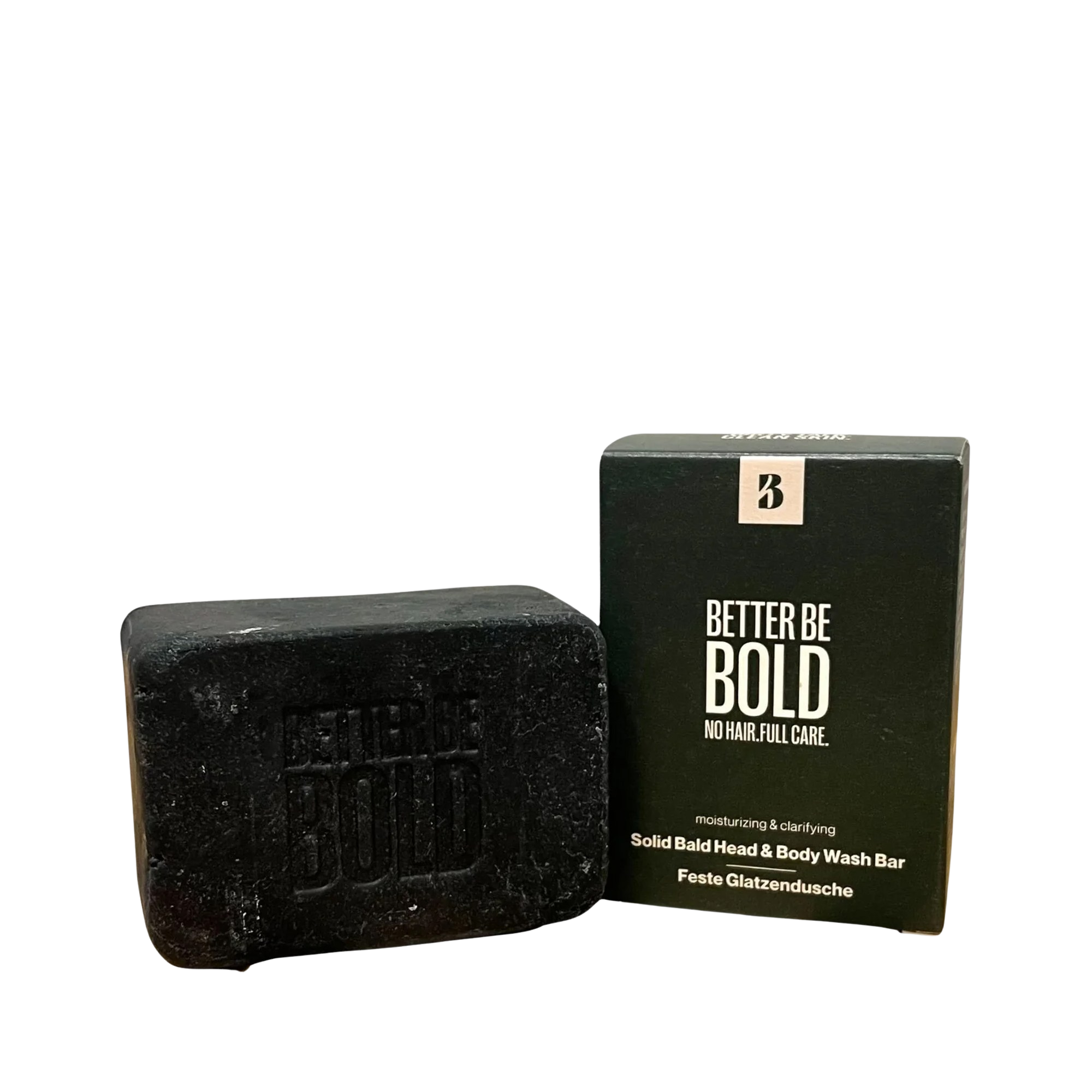 BETTER BE BOLD Solid Bald Head&Body Wash Bar, Tuhý sprchový pomocník na hlavu i tělo 110 g