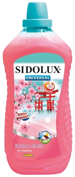 Sidolux Universal Květ japonské třešně Univerzální čistič na všechny povrchy a podlahy 1 l