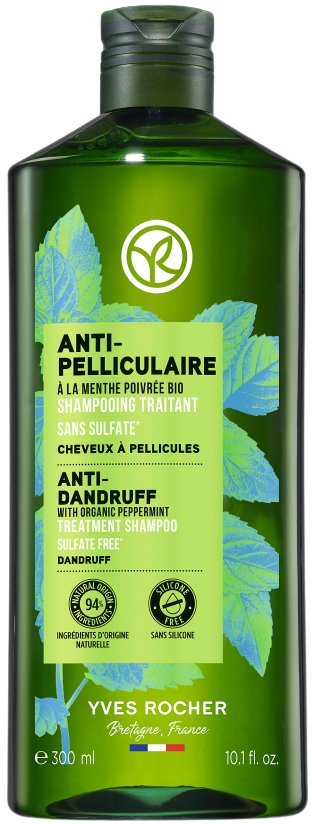 YVES ROCHER Šampon proti lupům s bio mátou peprnou 300 ml