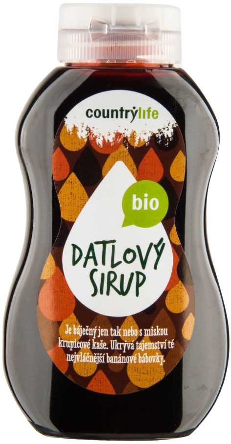 Country Life Sirup datlový BIO 250 ml