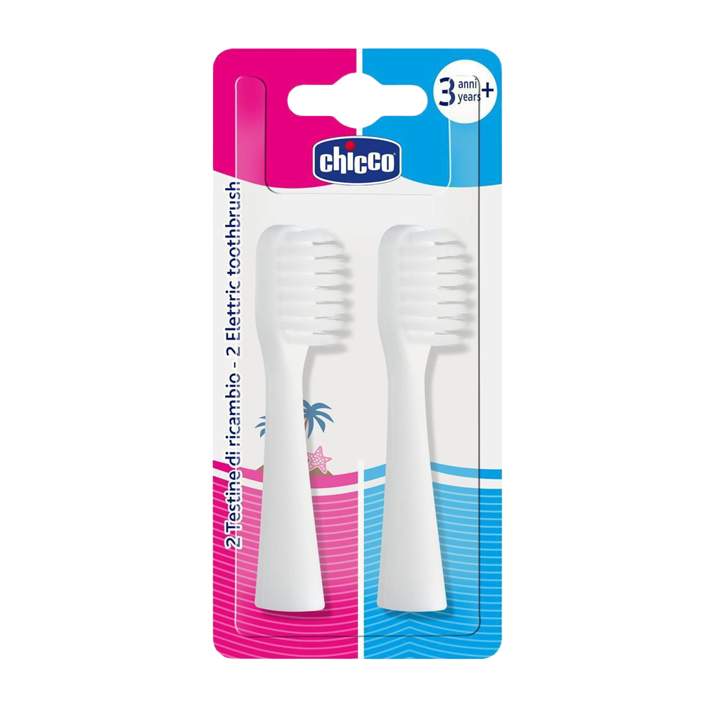 CHICCO Hlavice náhradní na elektrický kartáček 2 ks