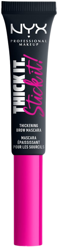 NYX PROFESSIONAL MAKEUP Thick It Stick It - Řasenka na obočí - 08 Black 7 ml