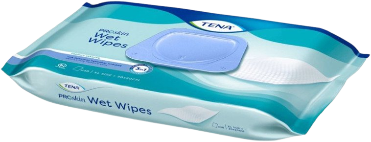 TENA Wet Wipes vlhčené ubrousky 48 ks