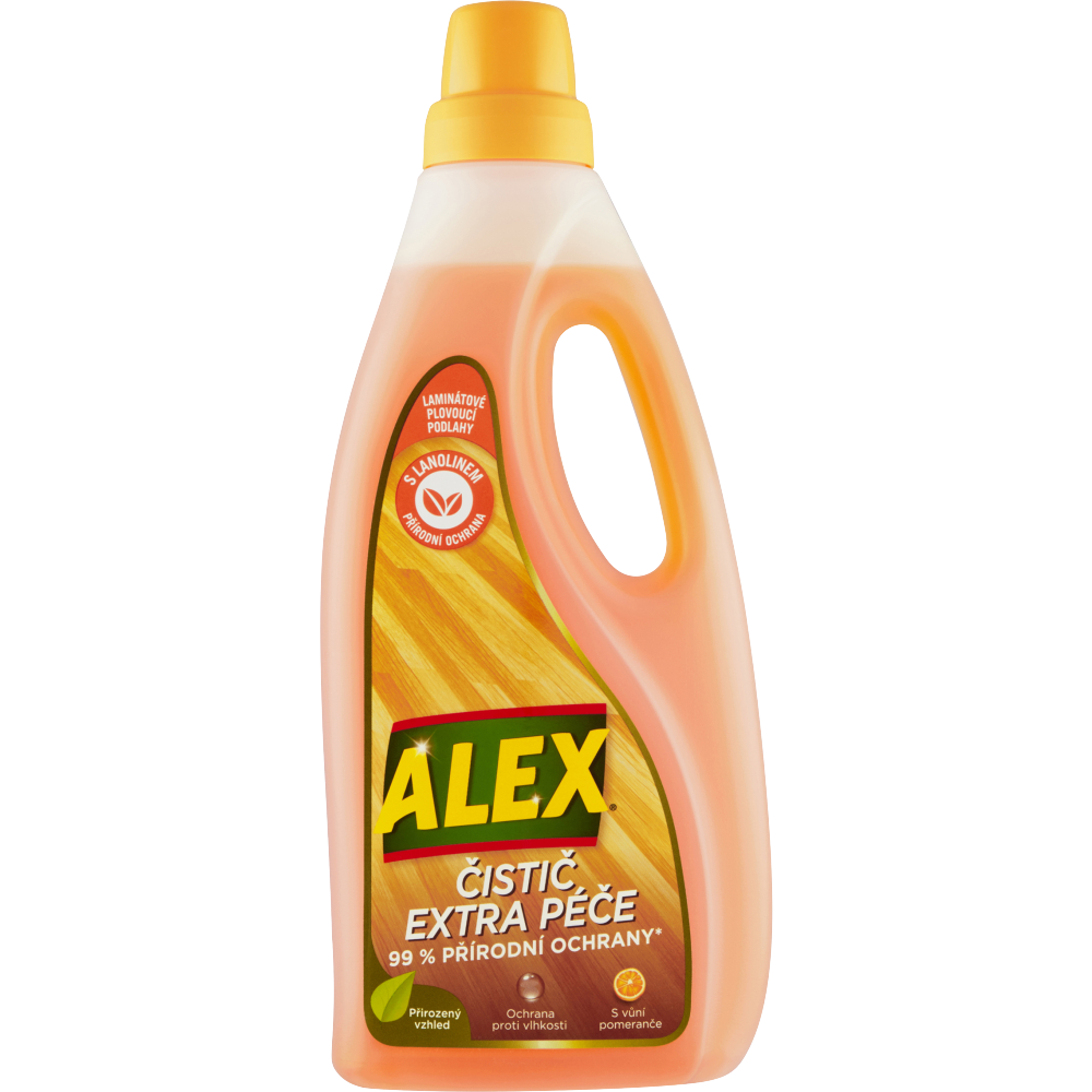 ALEX Čistič extra péče na laminát s vůní pomeranče 750 ml