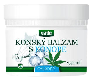 VIRDE Konský balzam s konopou chladivý 250 ml