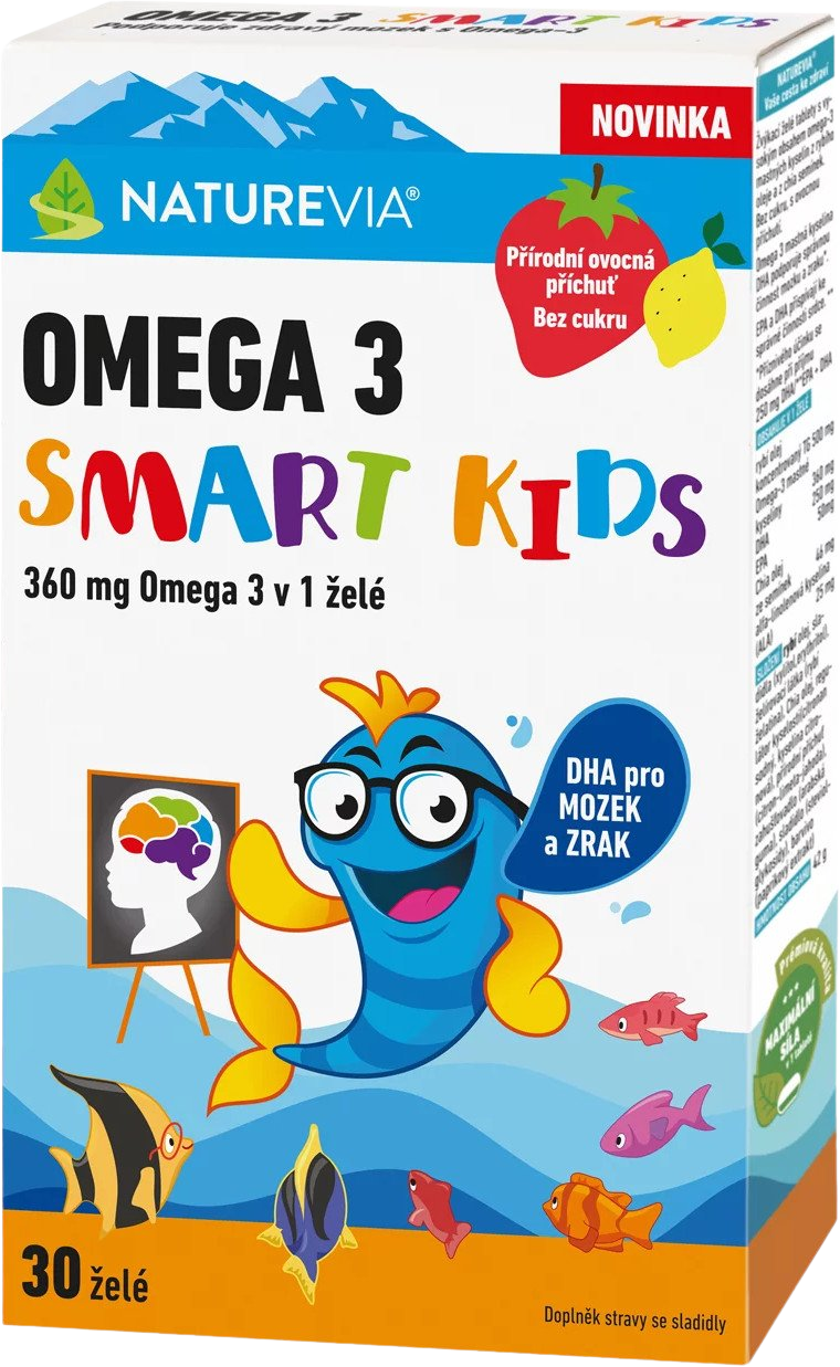 NatureVia Omega 3 Smart Kids 30 ks