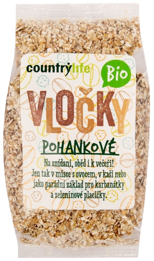 COUNTRY LIFE Vločky pohankové BIO 250 g