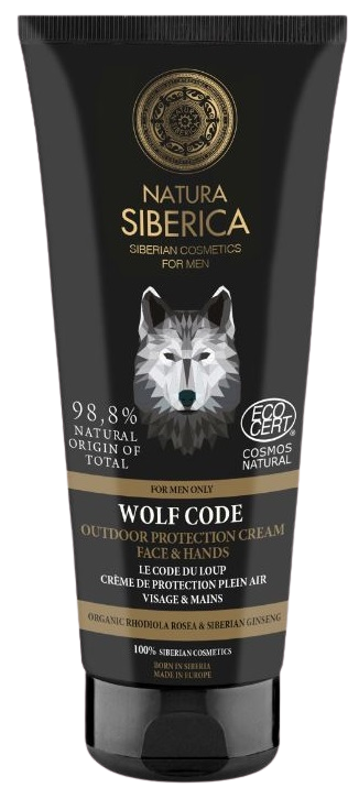 NATURA SIBERICA Krém na ochranu tváře a rukou Wolf Code 50 ml
