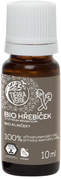 TIERRA VERDE Esenciální olej BIO Hřebíček 10 ml