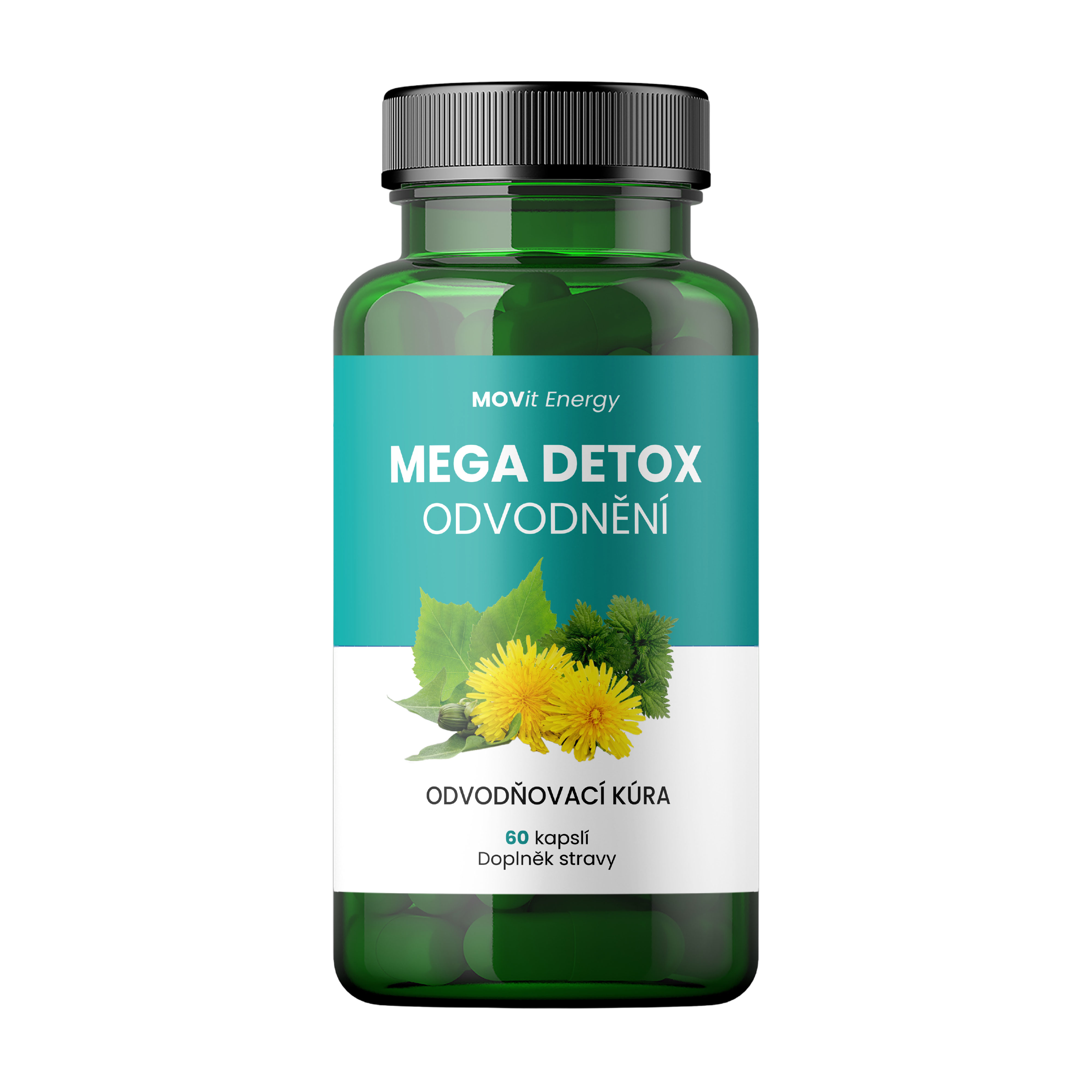 MOVit Energy Mega Detox Odvodnění 60 kapslí