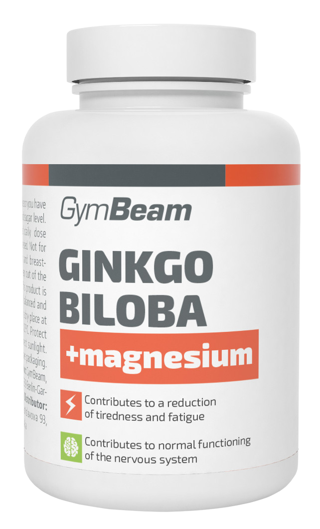 GYMBEAM Ginkgo Biloba + Magnézium 90 kapslí