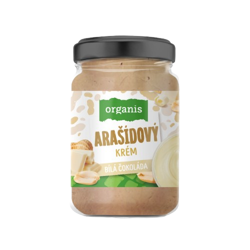 ORGANIS Arašídový krém s bílou čokoládou 920 g