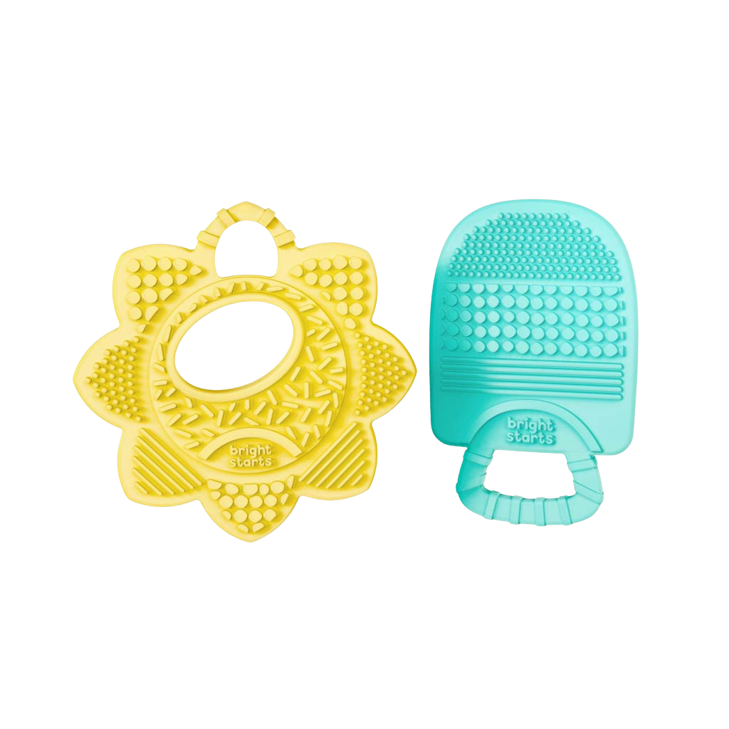 BRIGHT STARTS Kousátko Sunny Sooothers 3m+ 2 ks