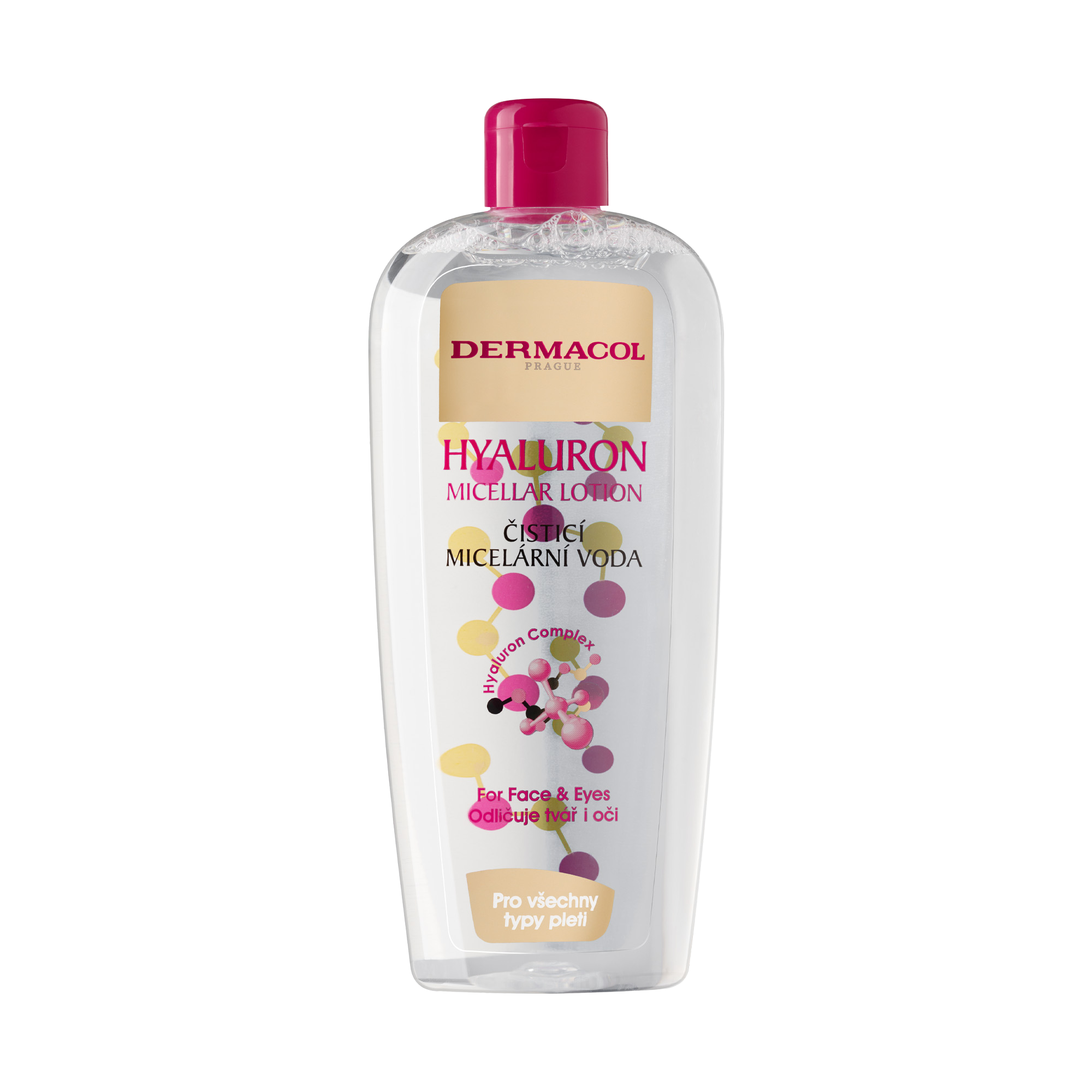 Dermacol Hyaluron čisticí micelární voda 400 ml