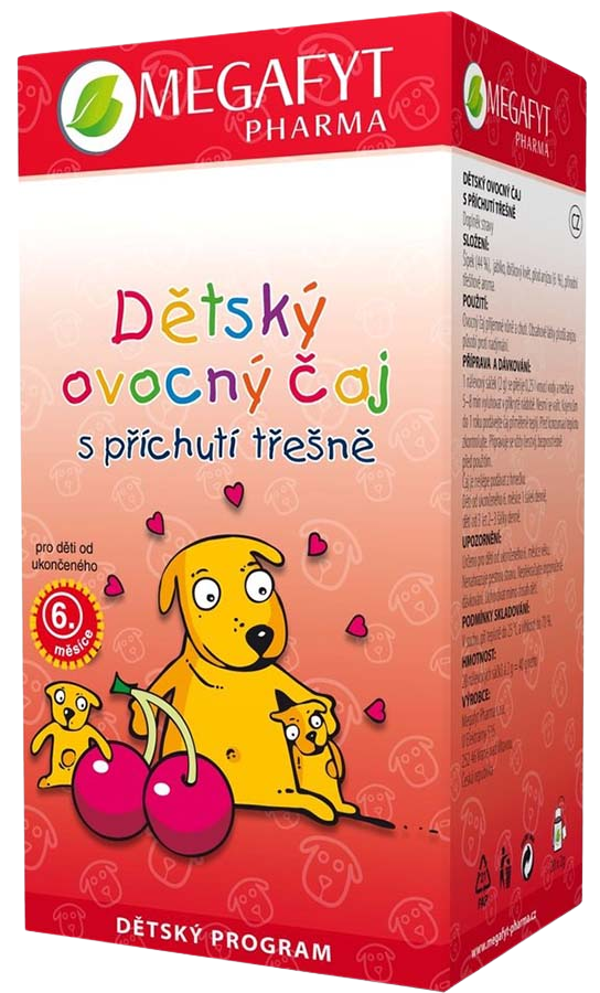 MEGAFYT Dětský čaj třešeň 20 x 2 g
