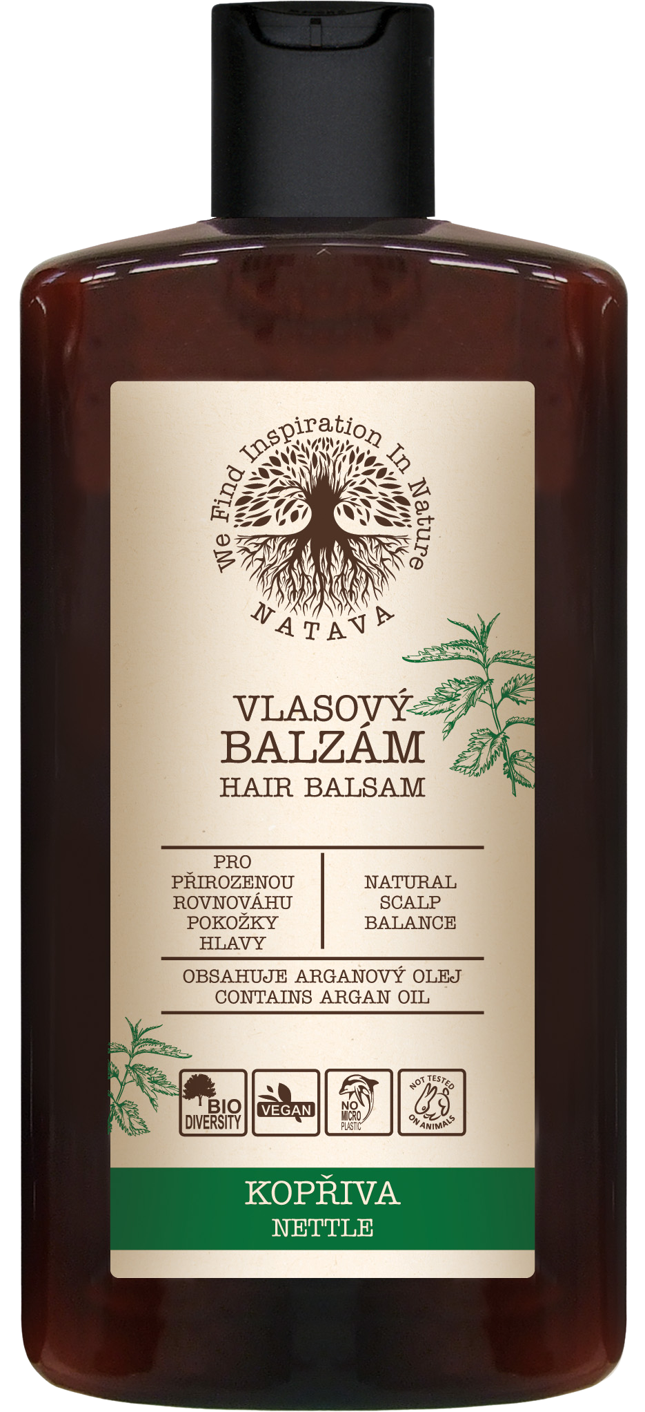NATAVA BIO hair balsam Nettle 250 ml