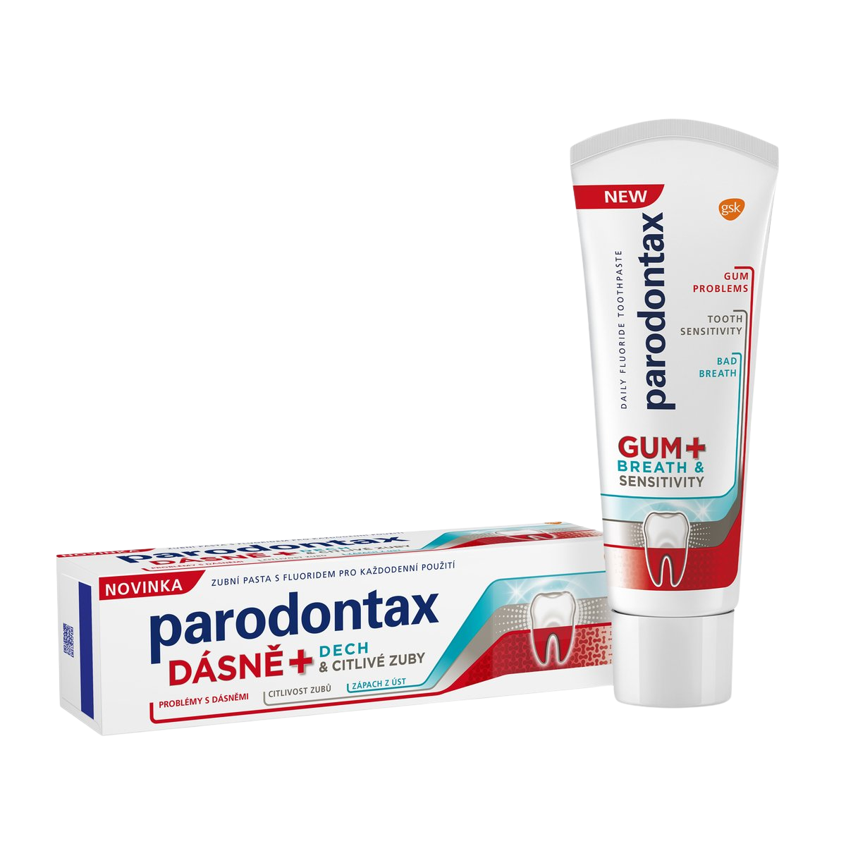 PARODONTAX Zubní pasta Dásně + Dech & Citlivé zuby 75 ml