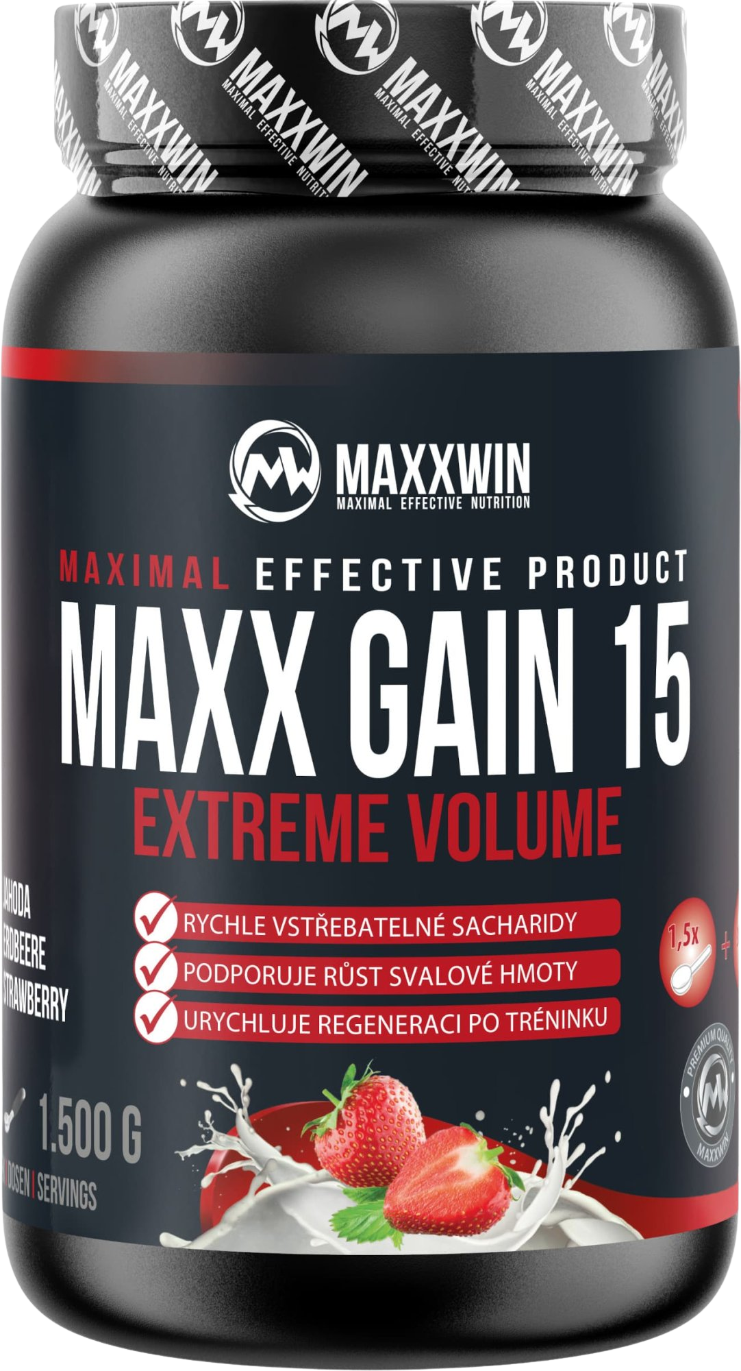 MAXXWIN Maxx gain 15 jahoda 1500 g
