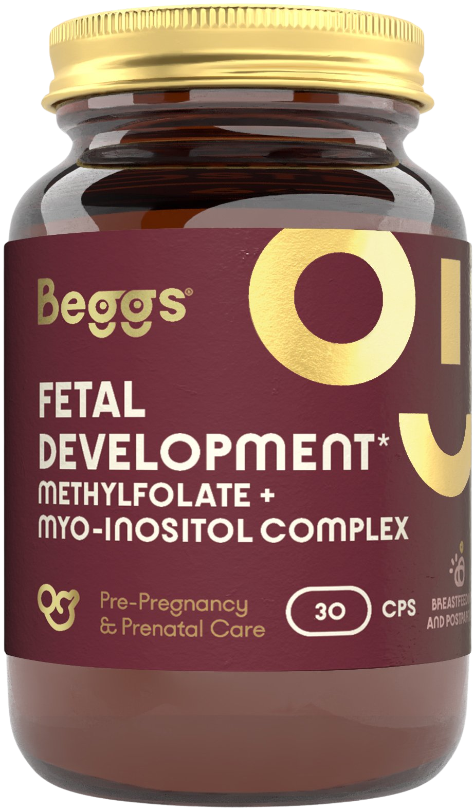 BEGGS Methylfolate + myo-inositol Complex 30 kapslí