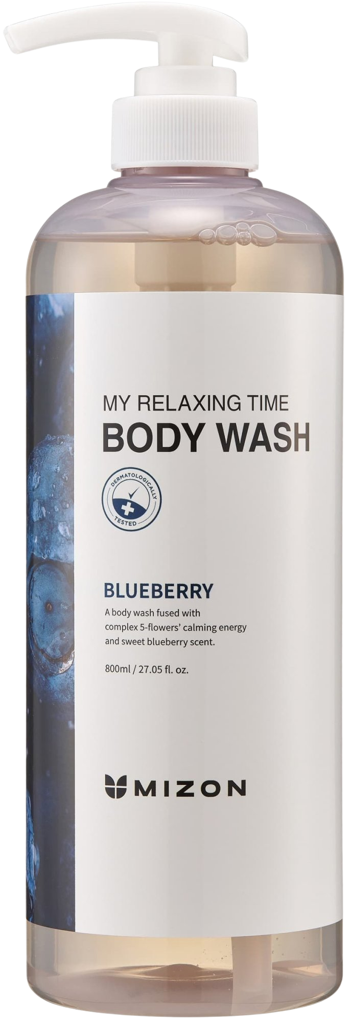 Mizon My Relaxing Time Body Wash Lahodná borůvka sprchový gel 800 ml